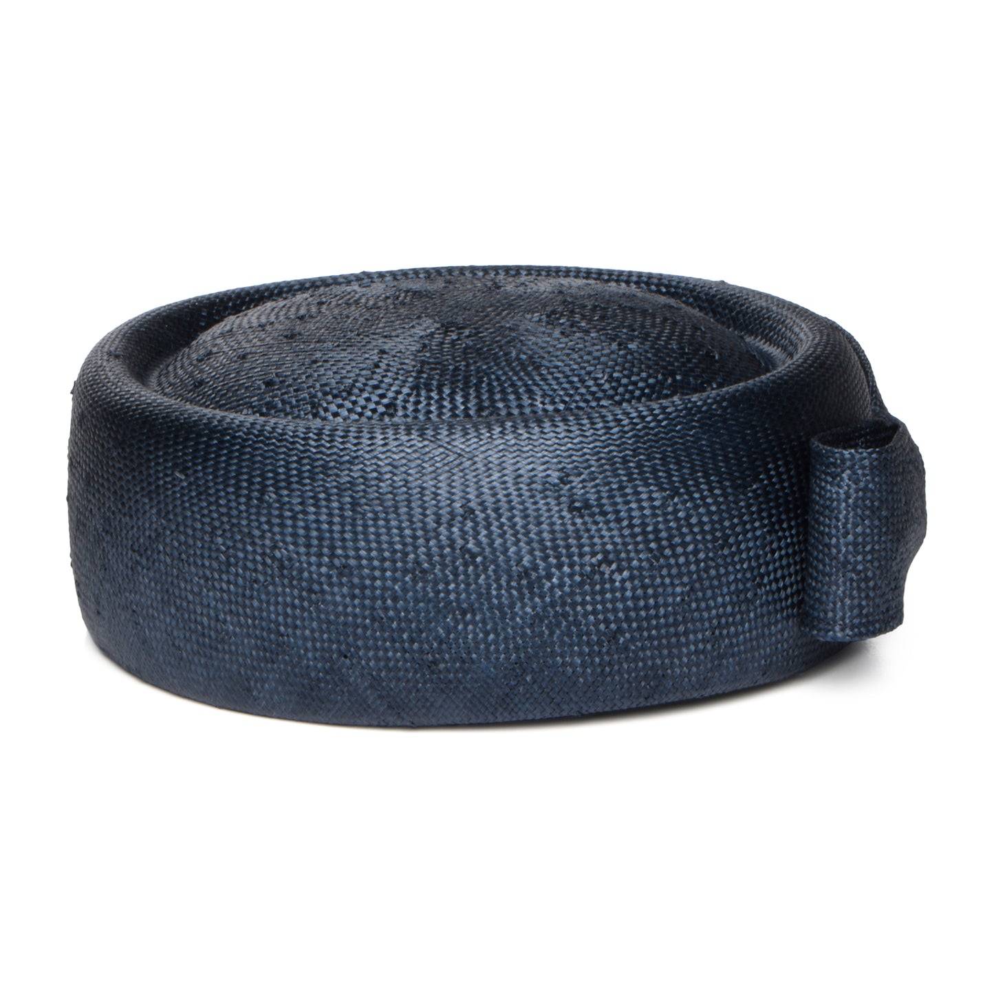 Chapeau Calot en Paille Jackie O bleu marine WHITELEY
