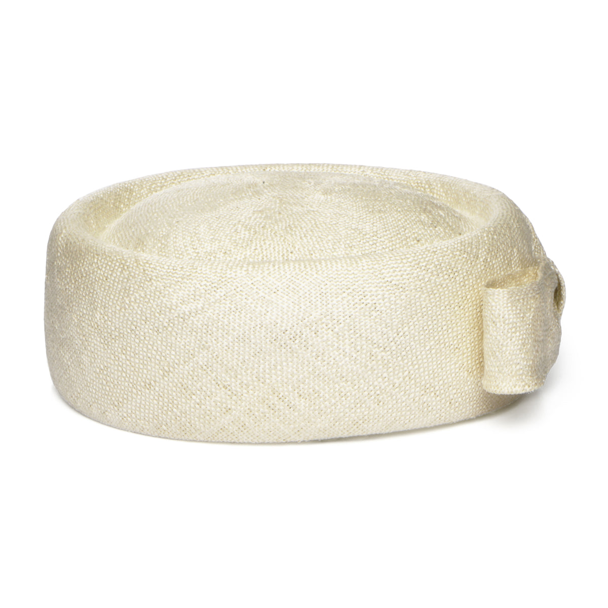 Chapeau Calot en Paille Jackie O ivoire WHITELEY
