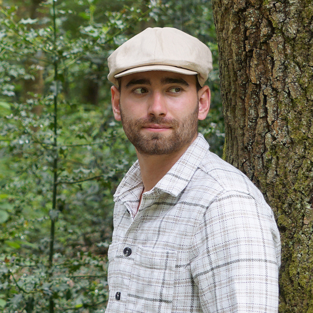 Casquette Gavroche en Lin naturel JAXON & JAMES
