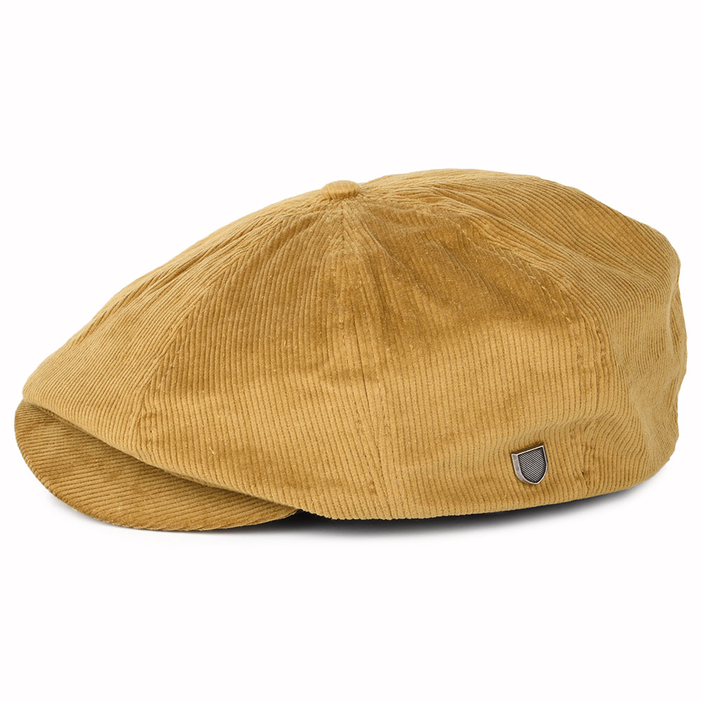 Casquette Gavroche en Velours Côtelé Brood sable du désert BRIXTON