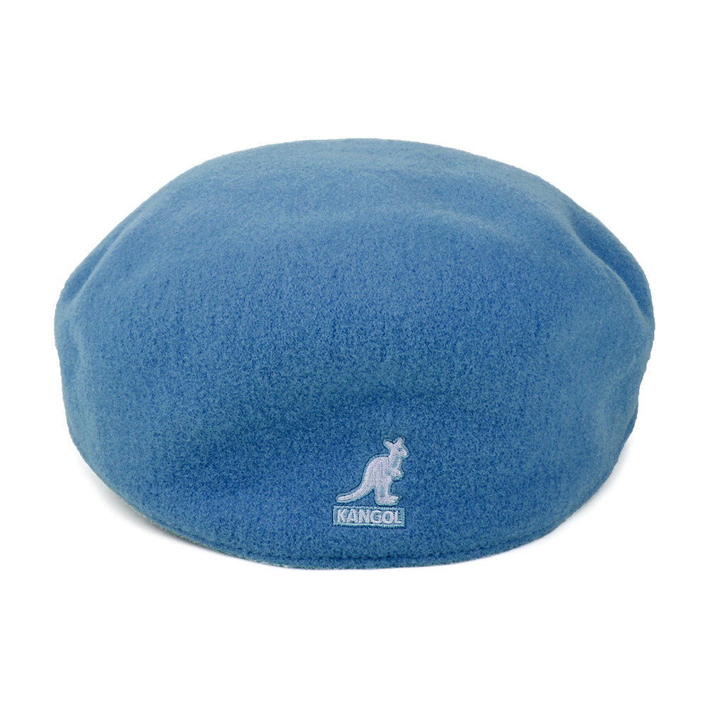 Casquette Plate en Laine 504 bleu denim KANGOL