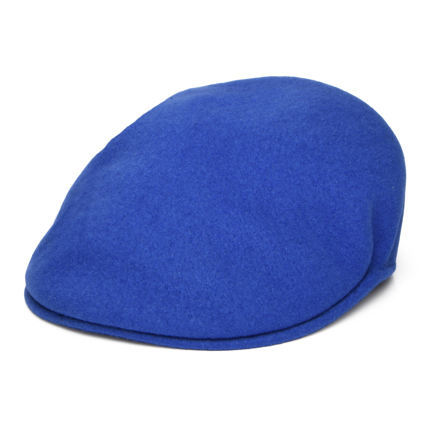 Casquette Plate en Laine 504 bleu vif KANGOL