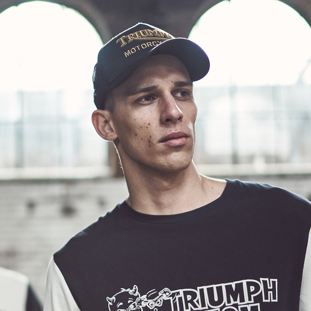 Casquette Trucker Oil noir TRIUMPH MOTORCYCLES