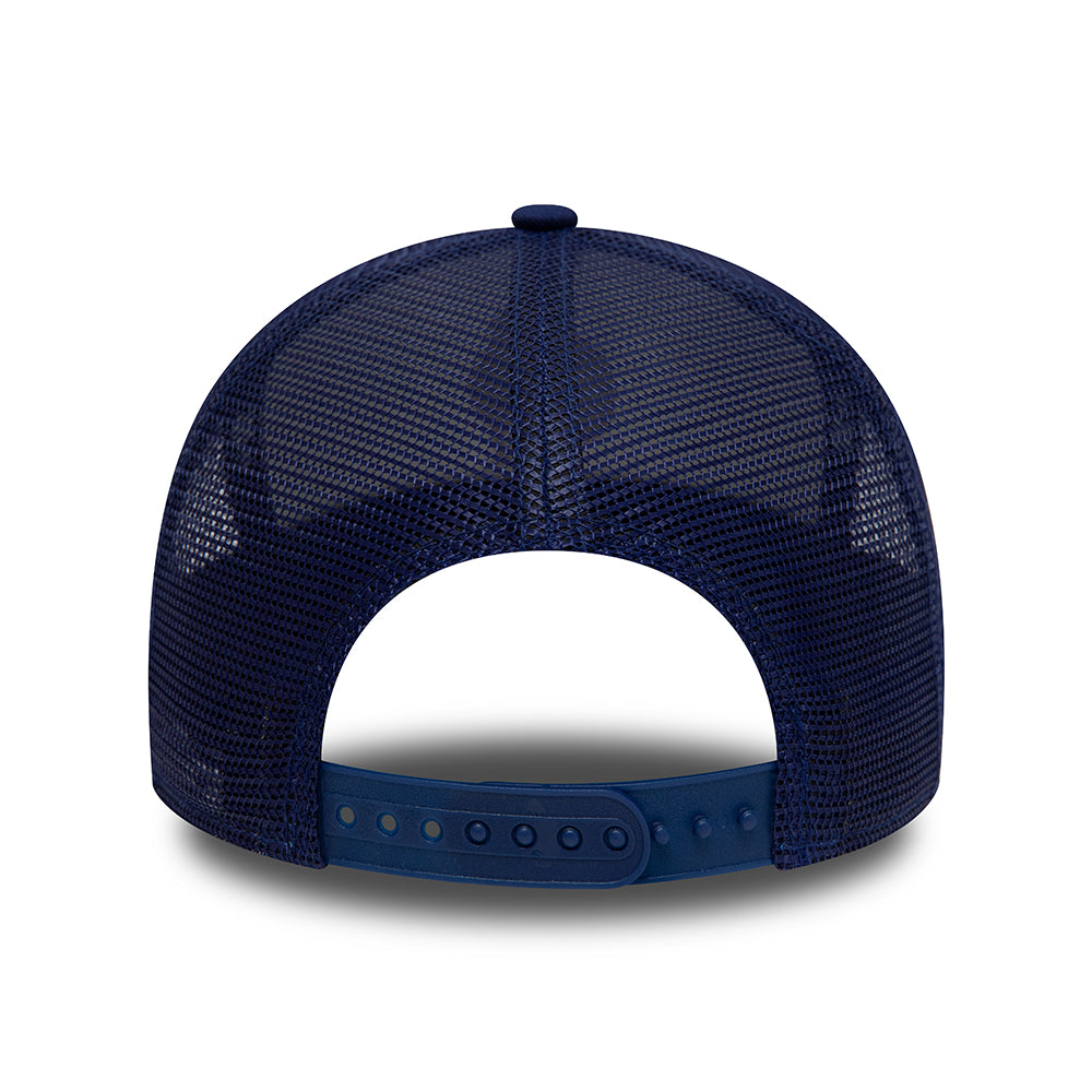 Casquette Trucker Fédération Française de Rugby Essential A-Frame blanc-bleu NEW ERA