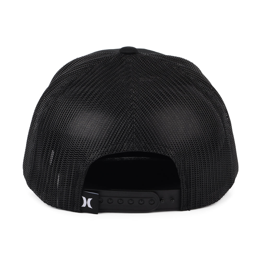 Casquette Trucker Corp Staple noir sur noir HURLEY