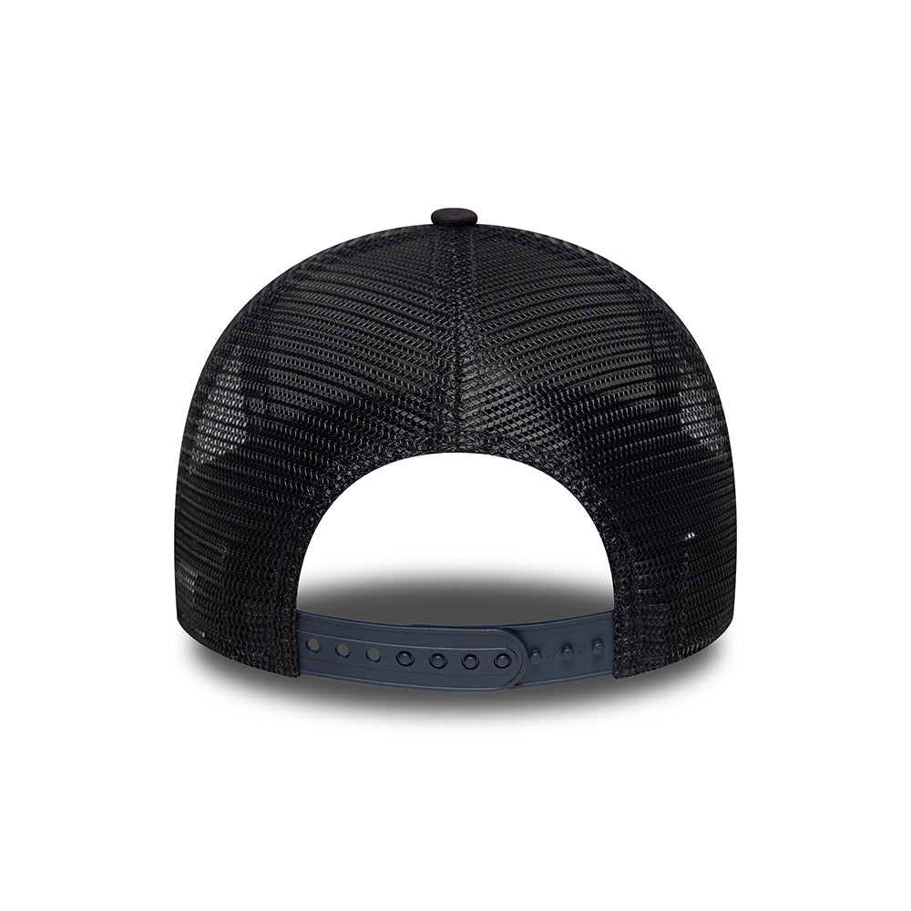 Casquette Trucker A-Frame NE Patch bleu marine NEW ERA