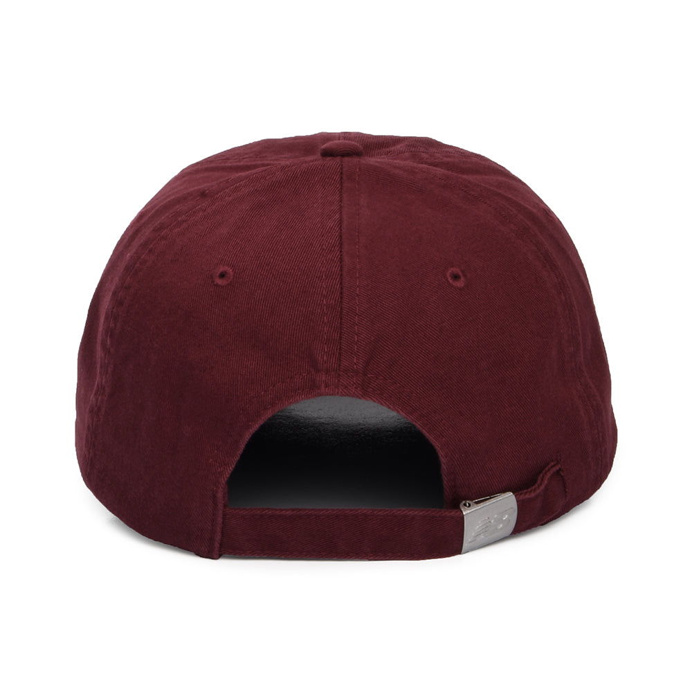 Casquette en Coton Sergé Classic V 2.0 bordeaux NEW BALANCE