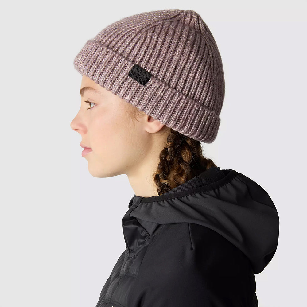 Bonnet Long Airspun mauve poudré THE NORTH FACE