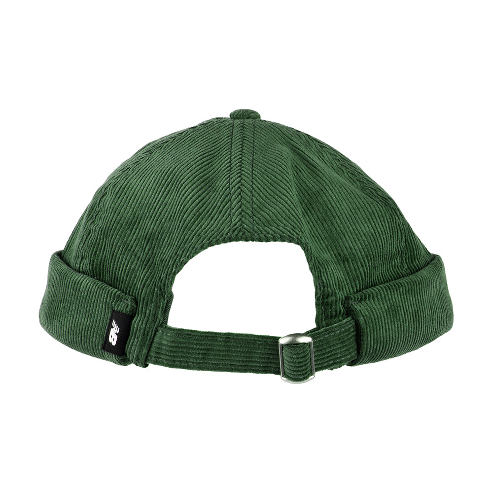 Bonnet Miki Breton en Velours Côtelé Délavé olive NEW BALANCE