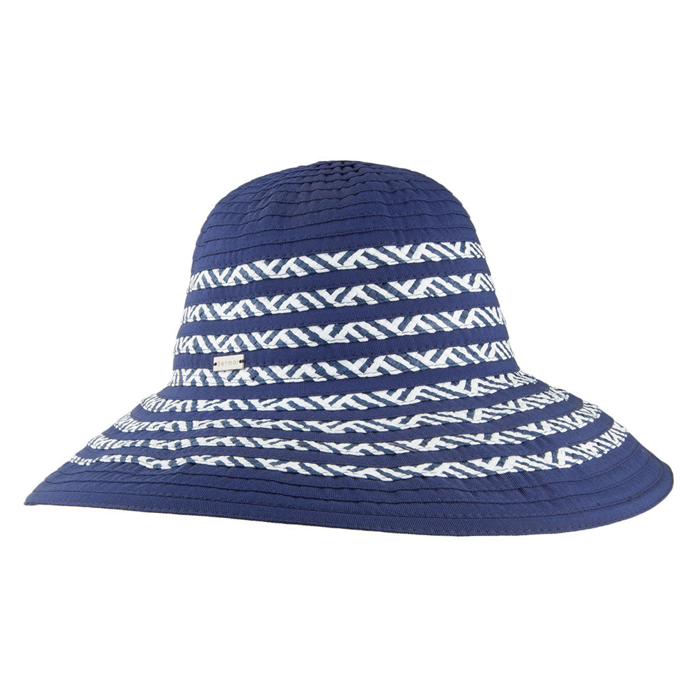 Chapeau Été Corsica bleu marine-blanc BETMAR