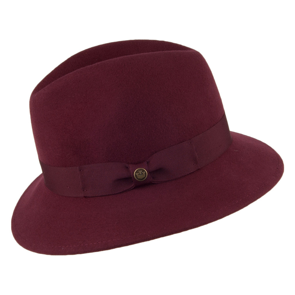 Chapeau Fedora en Laine à Bord Baissé Ms Chandler violet GOORIN BROTHERS
