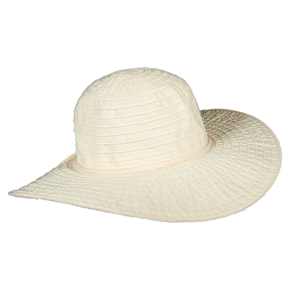 Chapeau Été à Bord Large Sonia ivoire SCALA