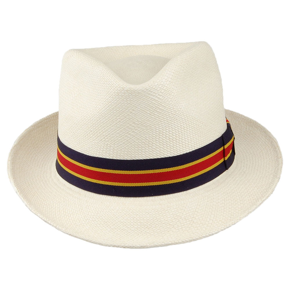 Chapeau Trilby Panama Player décoloré STETSON