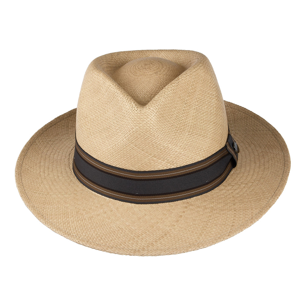 Chapeau Fedora Panama Teardrop beige sable CITY SPORT
