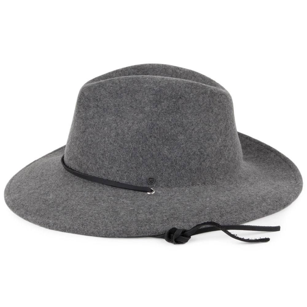 Chapeau Australien Field gris chiné BRIXTON