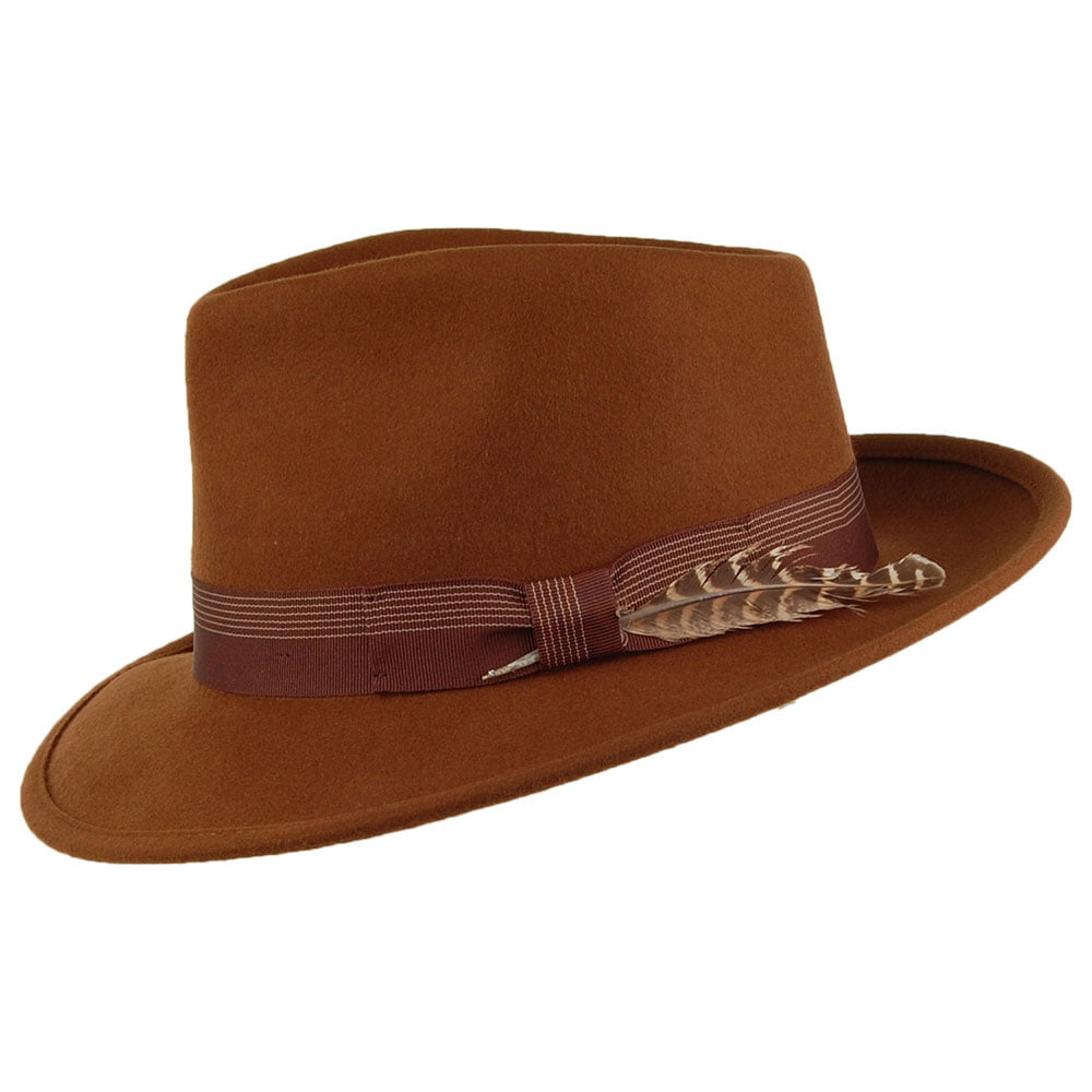 Chapeau Fedora Swindle III café BRIXTON