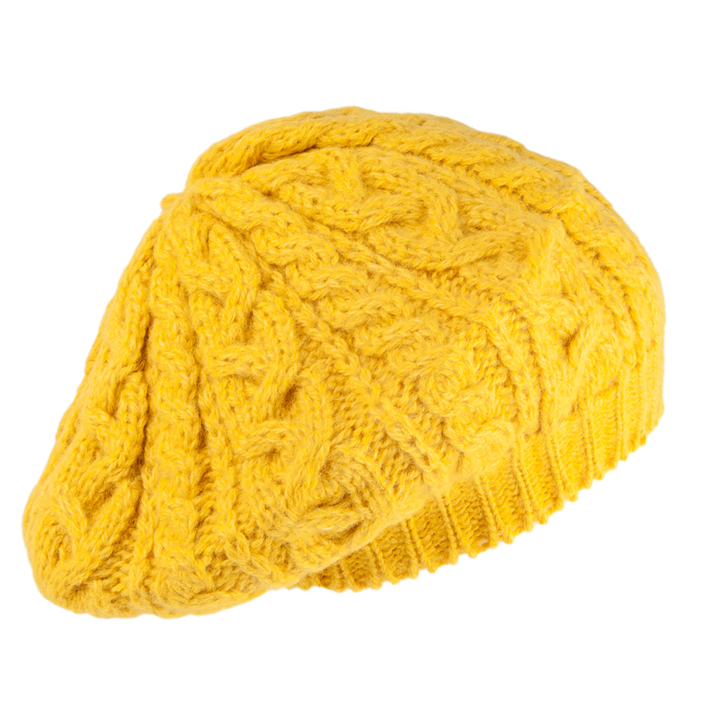 Béret en Alpaga jaune HIGHLAND 2000