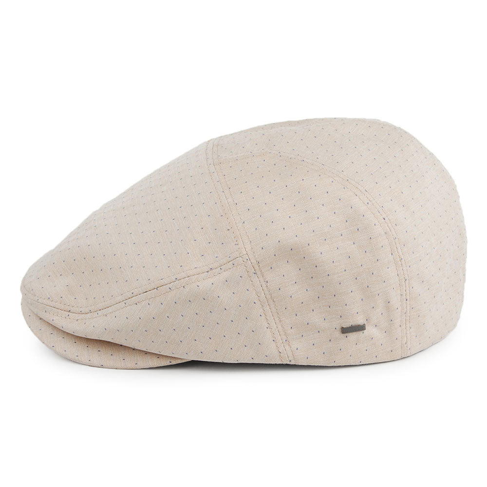 Casquette Plate à Pois Ganey sable BAILEY