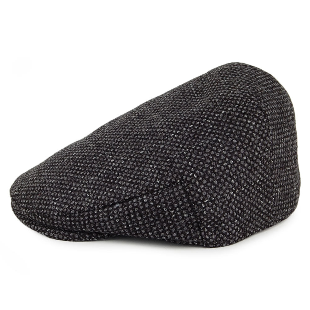 Casquette Plate en Tweed Réfléchissant The Jude gris CHRISTYS
