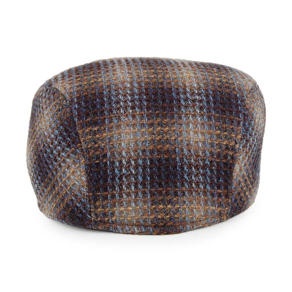 Casquette Plate en Laine d'Agneau Texturée Detroit bleu-multi CRAMBES