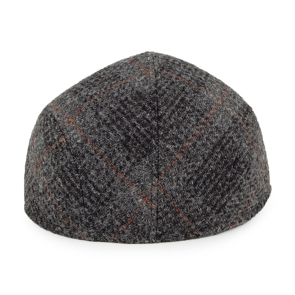Casquette Plate Ascot en HARRIS TWEED Daily mélange de gris CRAMBES