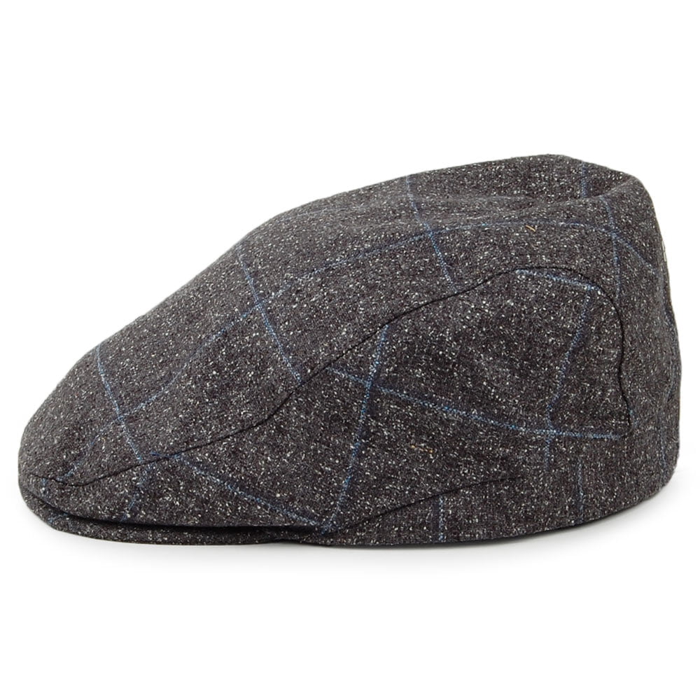 Casquette Plate en Soie et Coton Mallalieus Sports gris-bleu FAILSWORTH