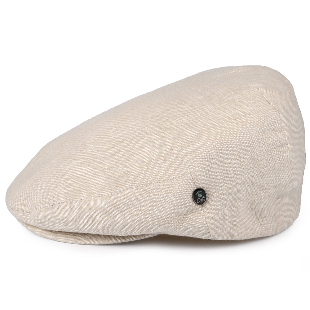 Casquette Plate en Lin naturel CITY SPORT