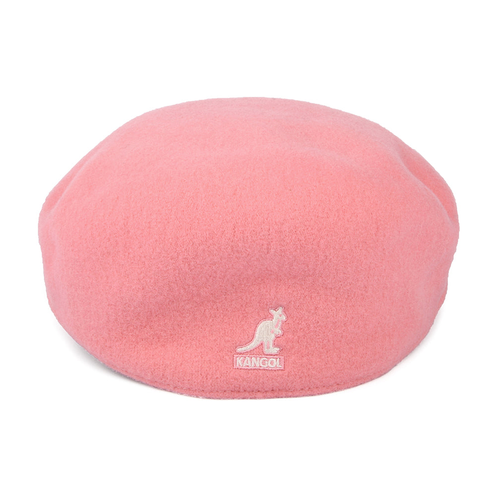 Casquette Plate en Laine 504 rose KANGOL