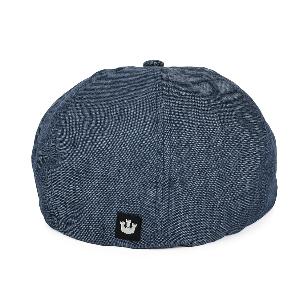 Casquette Plate en Lin Will Kimmel bleu marine GOORIN