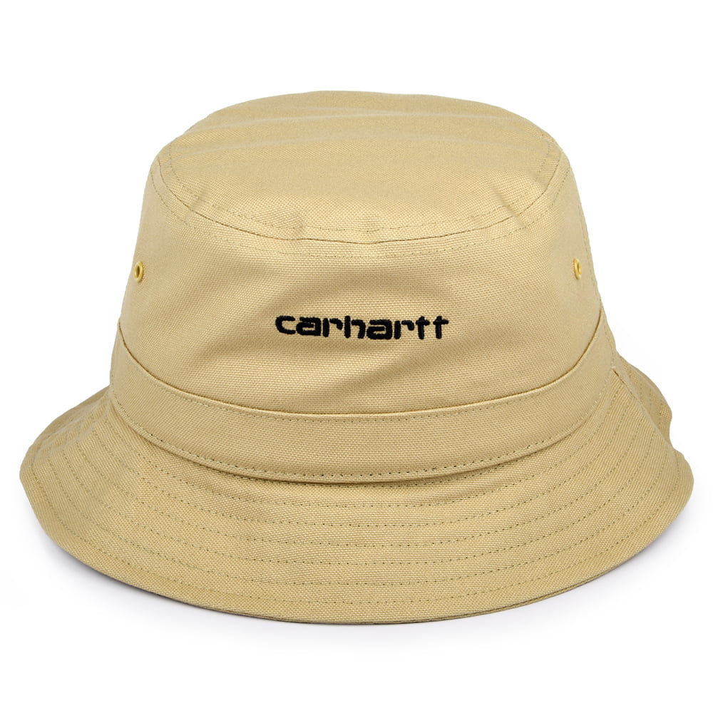 Chapeau Bob en Toile de Coton Script marron clair CARHARTT WIP
