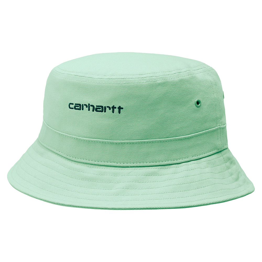 Chapeau Bob en Toile de Coton Script menthe CARHARTT WIP