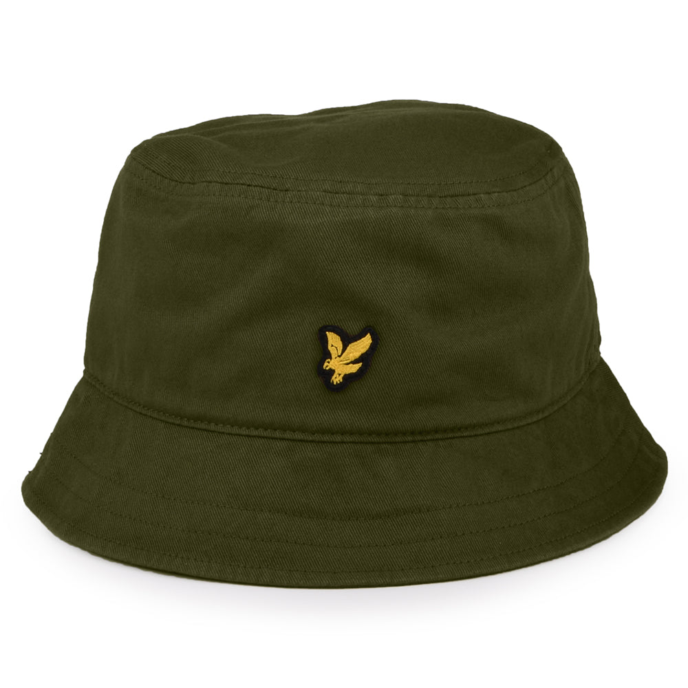 Chapeau Bob en Coton Sergé olive foncé LYLE & SCOTT