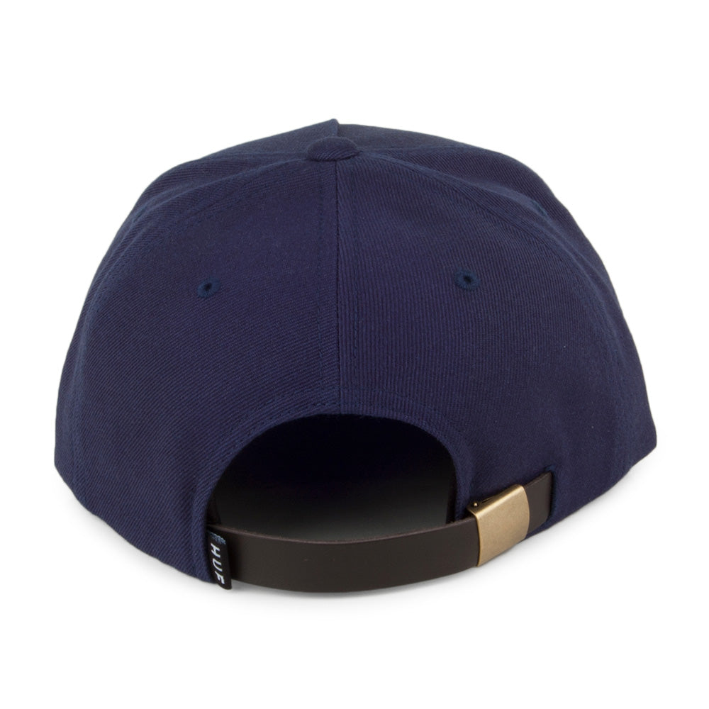 Casquette Strapback Metal H bleu marine HUF