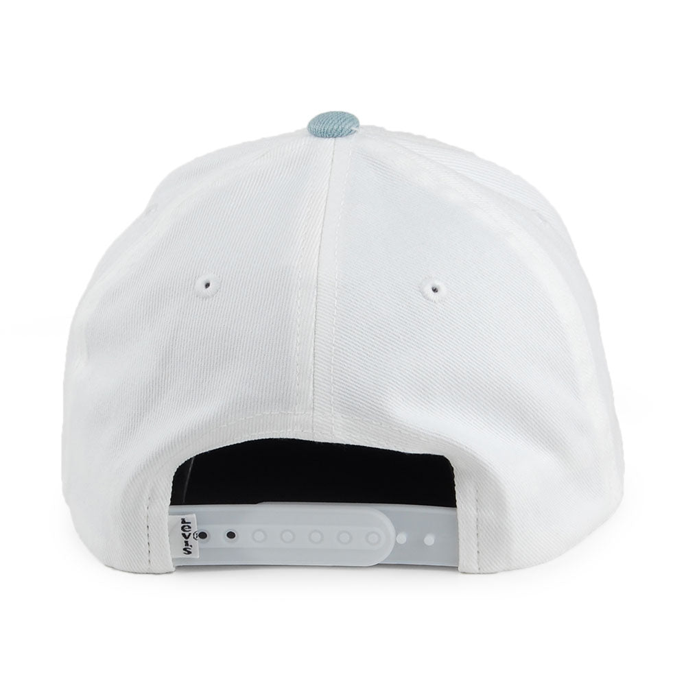 Casquette Flexfit Batwing Outline bleu clair LEVI'S