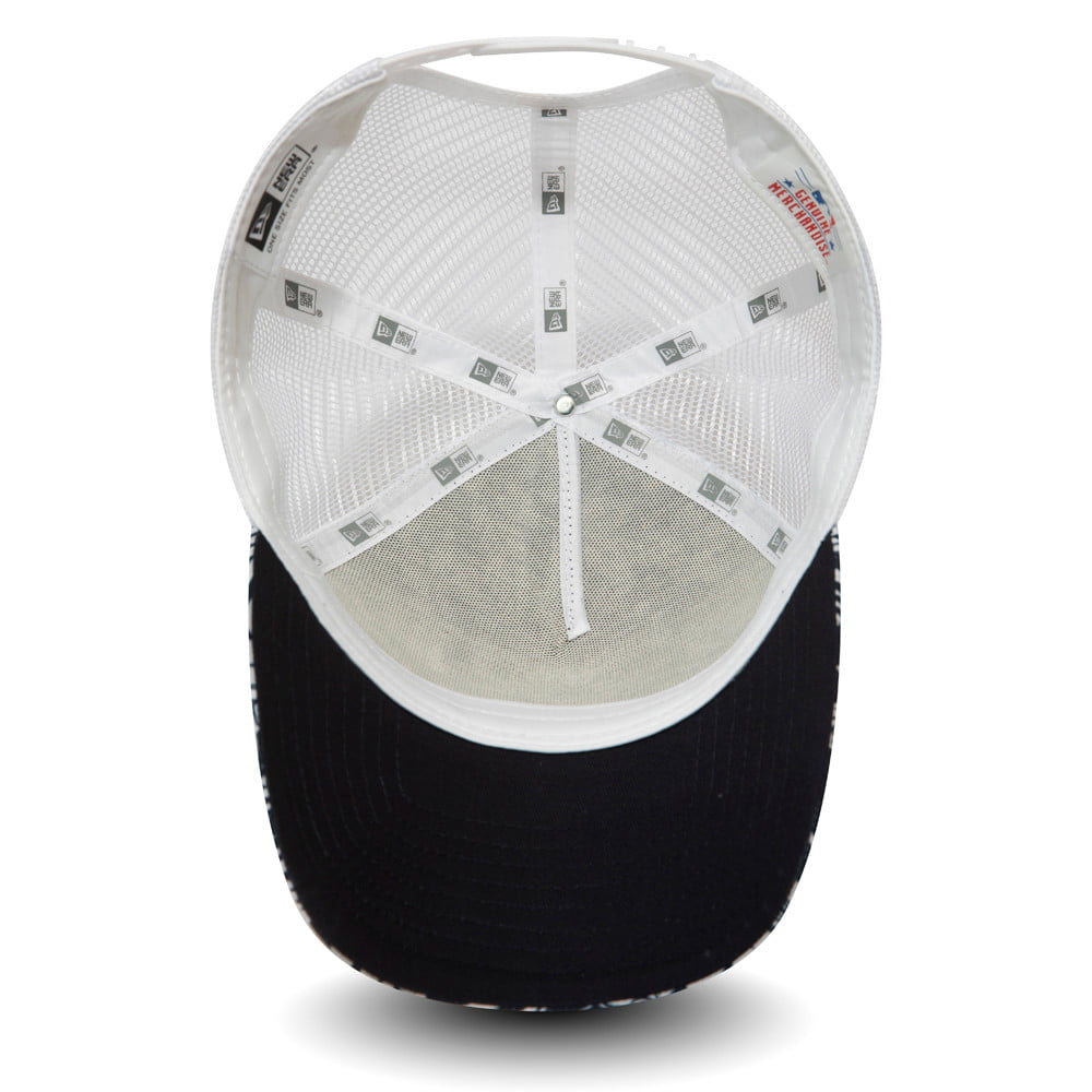 Casquette Trucker MLB Hibiscus Infill New York Yankees bleu marine NEW ERA