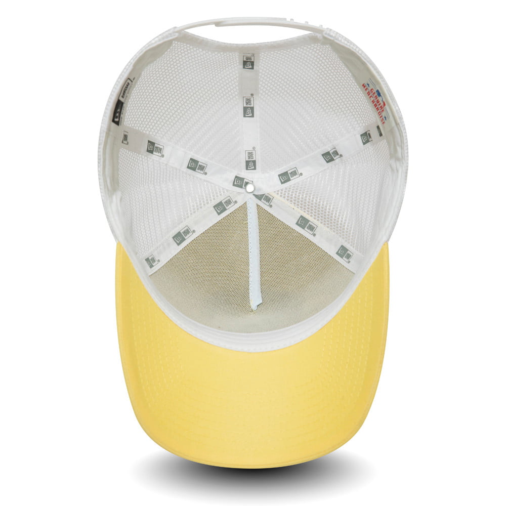 Casquette Trucker MLB League Essential L.A. Dodgers jaune clair NEW ERA