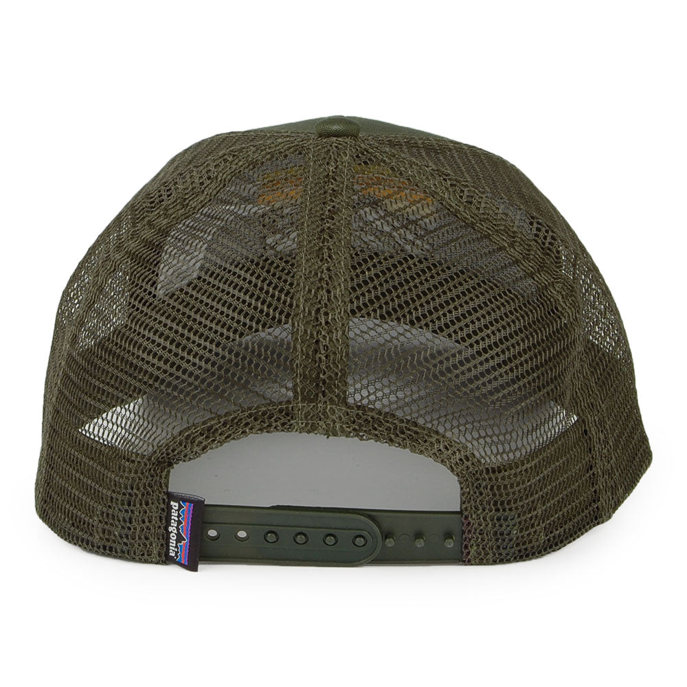 Casquette Trucker en Toile de Coton Bio LoPro Line Logo Ridge forêt PATAGONIA