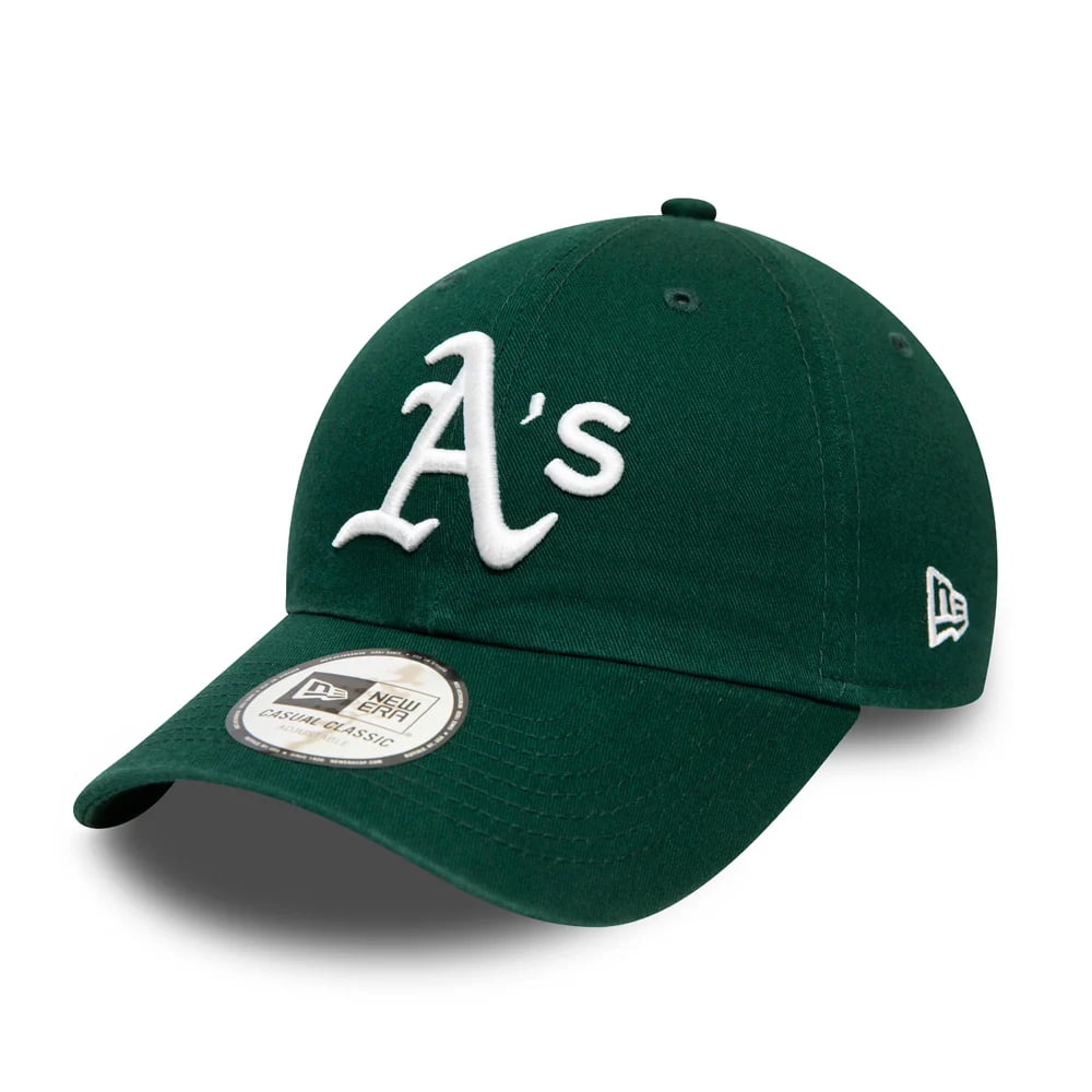 Casquette 9TWENTY MLB Washed Casual Classic Oakland Athletics vert NEW ERA