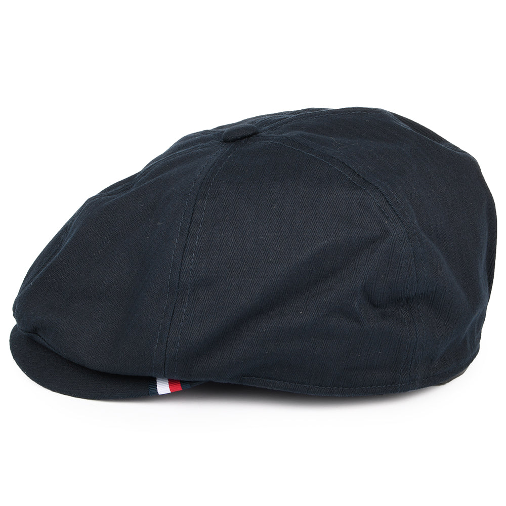 Casquette Gavroche en Coton à Chevrons bleu marine foncé TOMMY HILFIGER