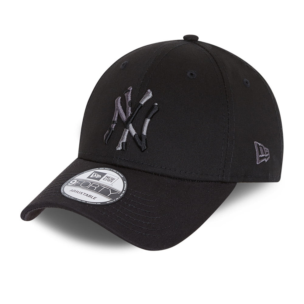 Casquette 9FORTY MLB Camo Infill XXI New York Yankees noir NEW ERA