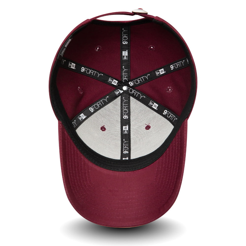 Casquette 9FORTY Colour Essential en Coton bordeaux NEW ERA