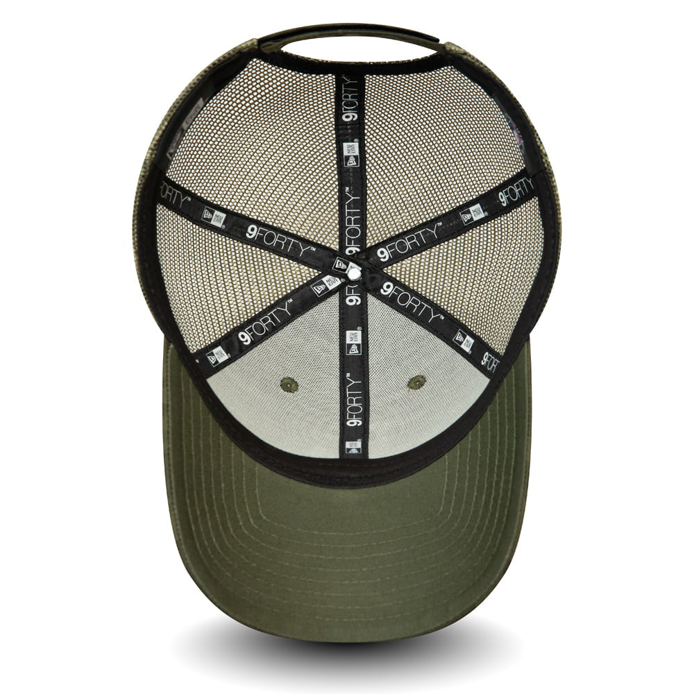 Casquette Trucker 9FORTY MLB Home Field L.A. Dodgers olive NEW ERA