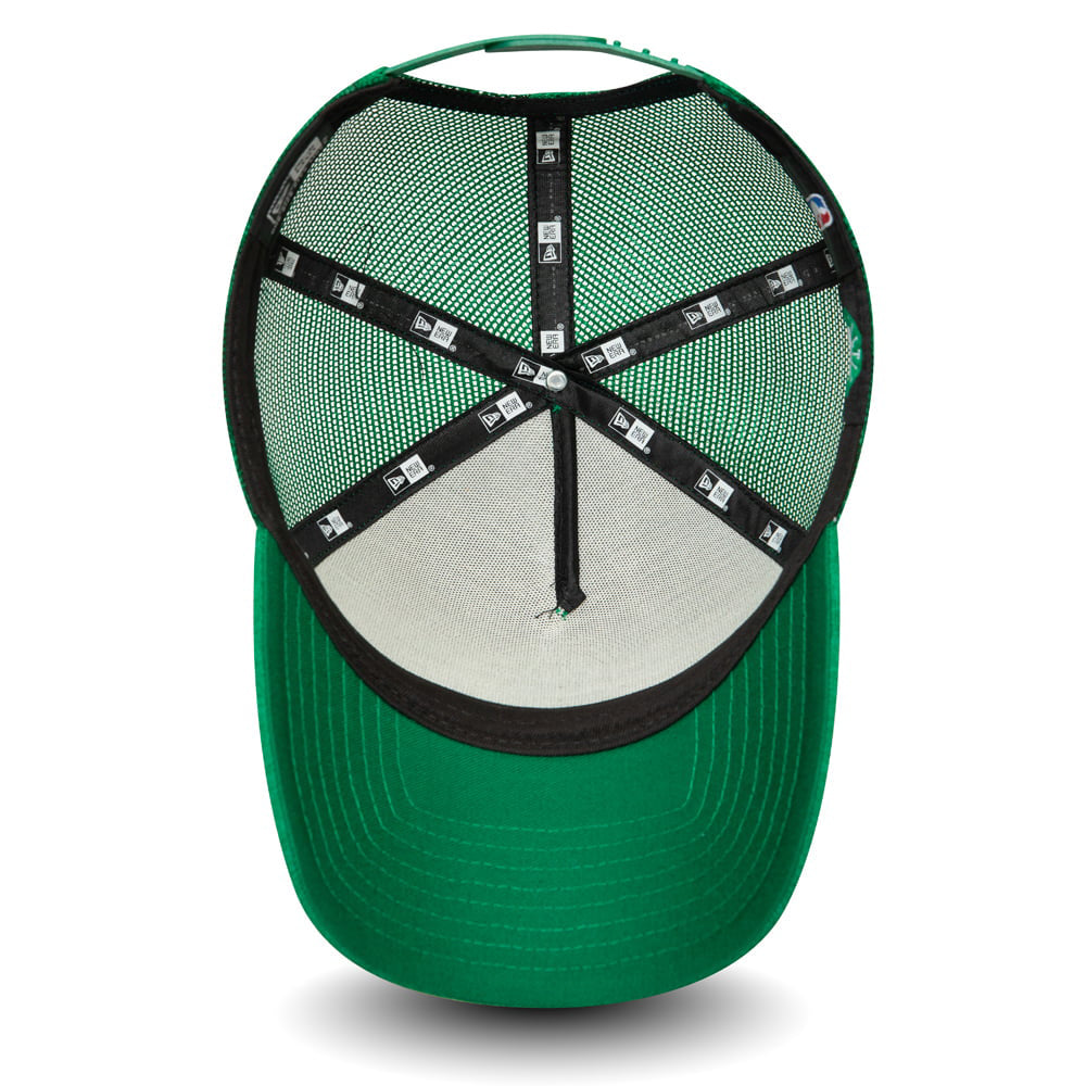 Casquette Trucker A-Frame 9FORTY NBA Shadow Tech Boston Celtics vert NEW ERA
