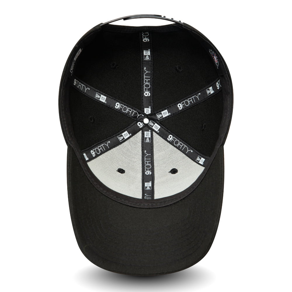 Casquette 9FORTY MLB Team Contrast New York Yankees noir sur noir NEW ERA