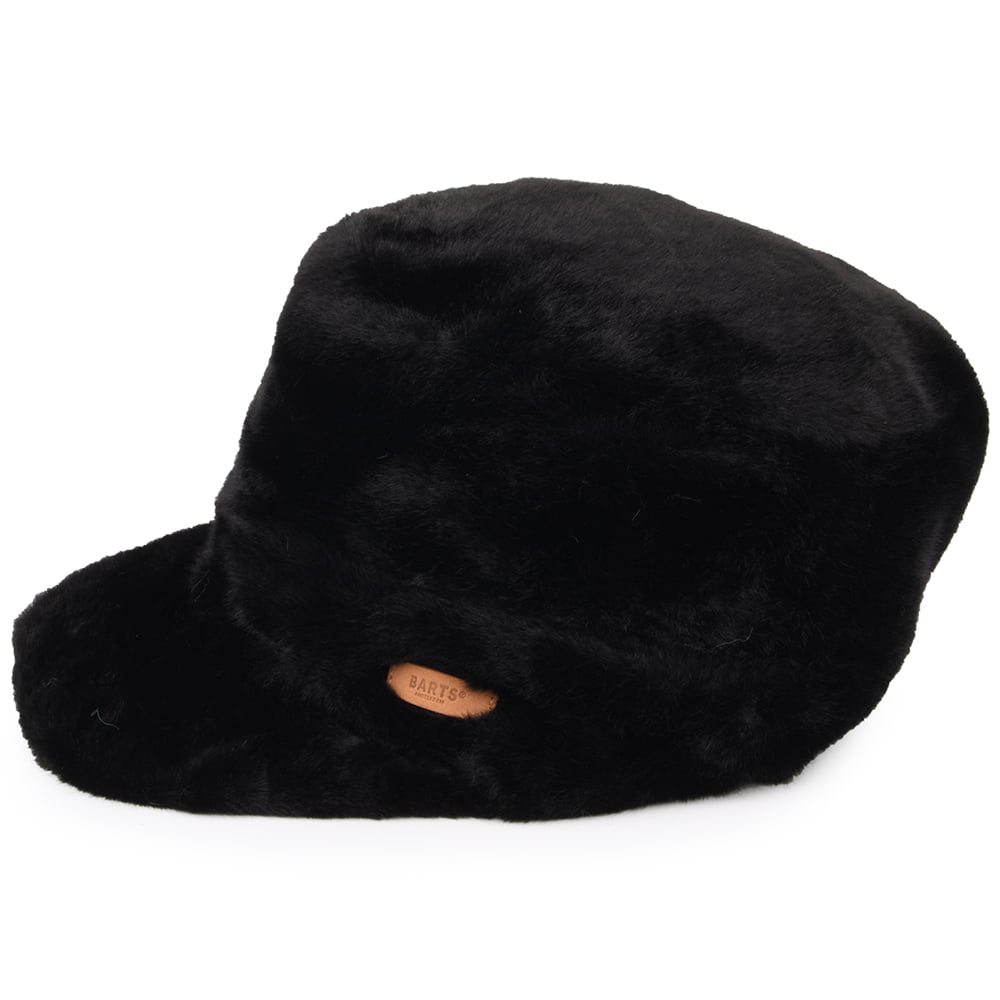 Casquette Militaire en Fausse Fourrure Dulxe noir BARTS
