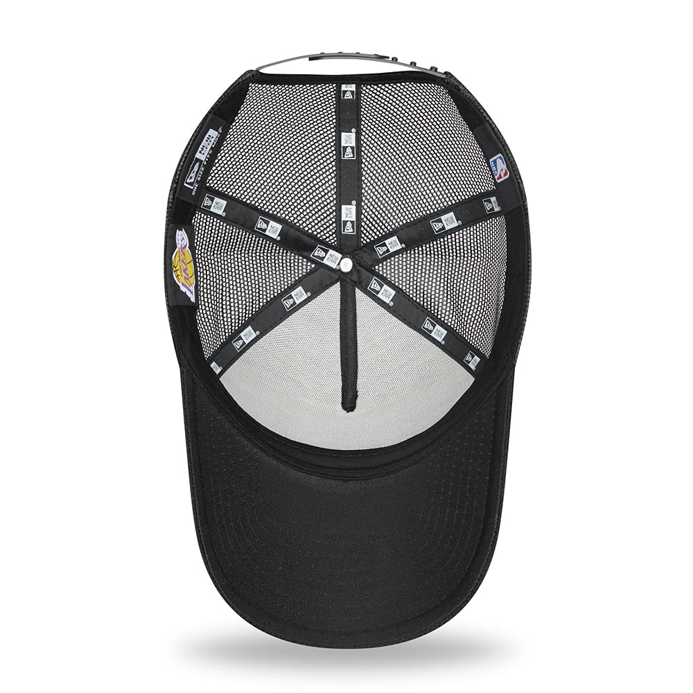 Casquette Trucker A-Frame 9FORTY NBA Black Base L.A. Lakers noir NEW ERA