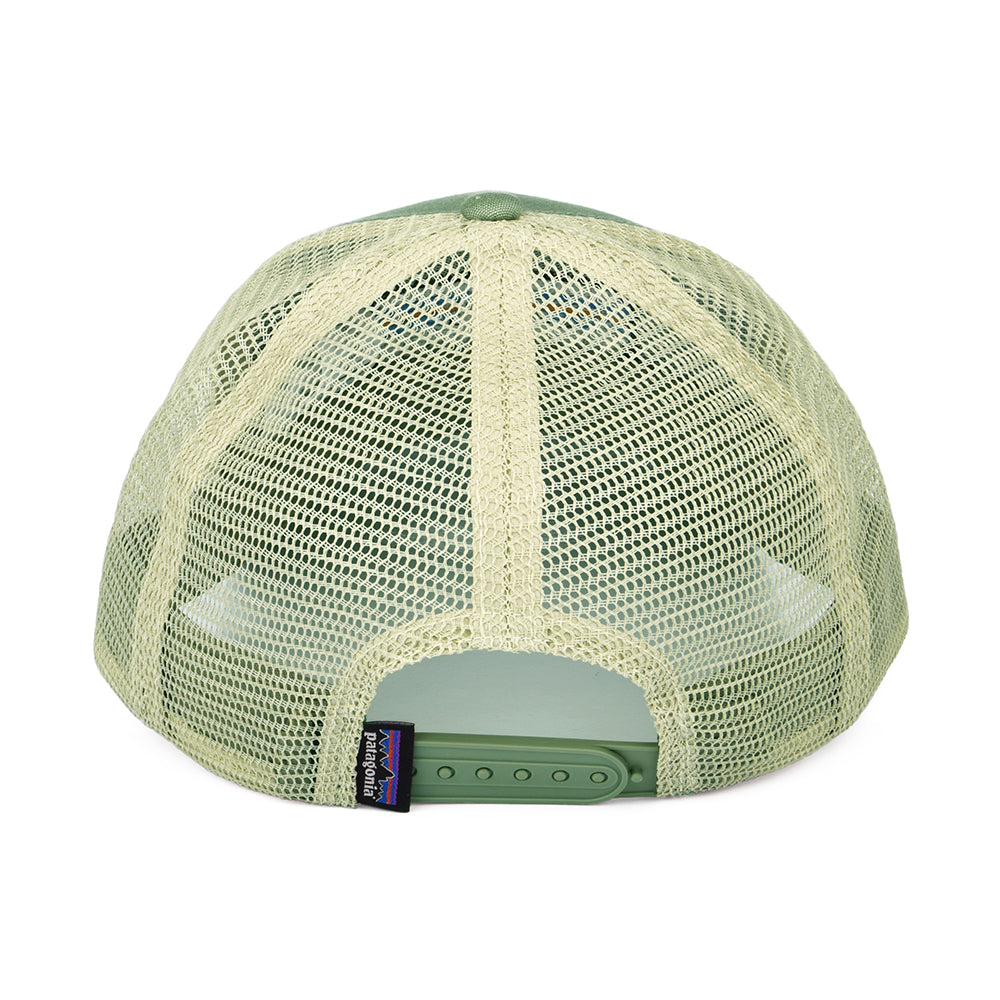 Casquette Trucker en Coton Bio LoPro P-6 Logo vert PATAGONIA