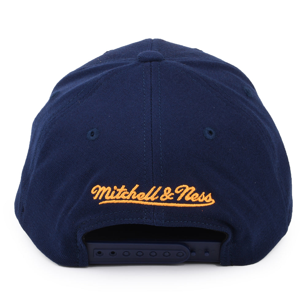 Casquette Snapback NBA Team Ground Stretch Utah Jazz bleu marine MITCHELL & NESS