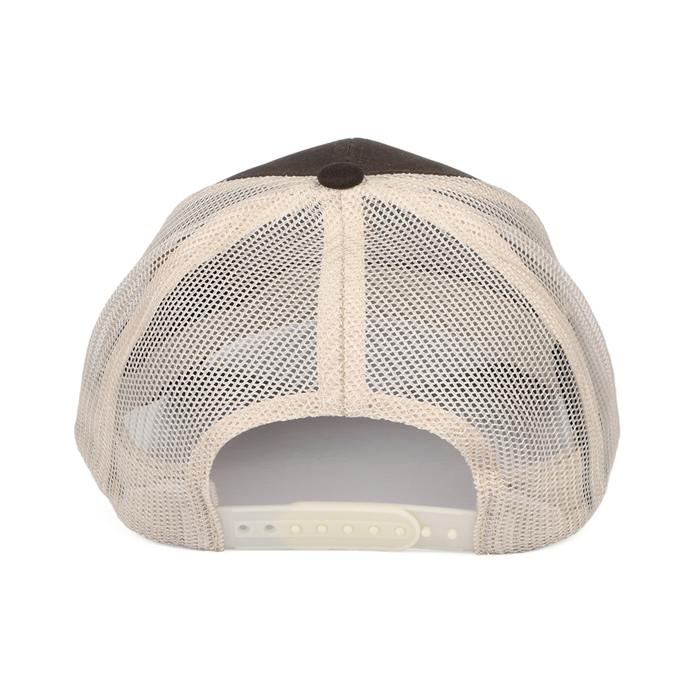 Casquette Trucker Rival Stamp NetPlus MP marron-blanc cassé BRIXTON