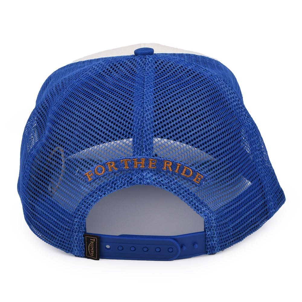 Casquette Trucker Oil bleu-blanc TRIUMPH MOTORCYCLES